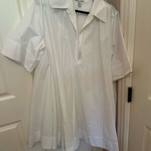COS Women’s White A-Line Shirt Dress